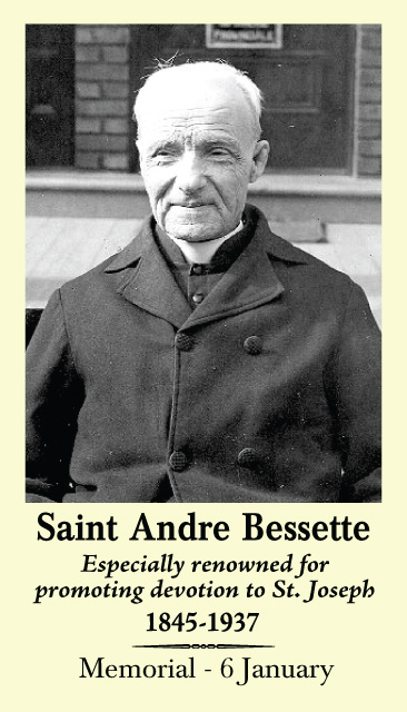St. Andre Bessette Prayer Card